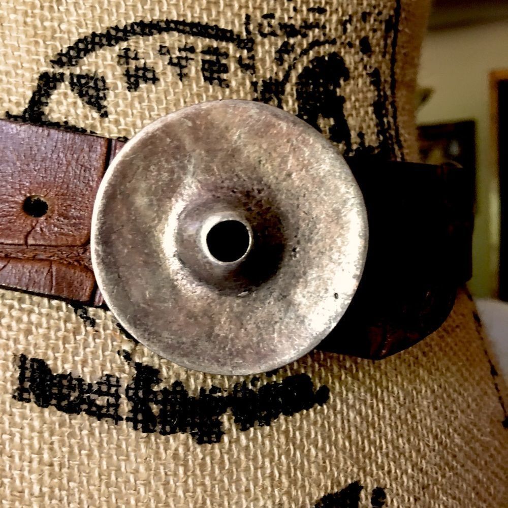 Vintage Navasota Leather Belt - Picture 4 of 5